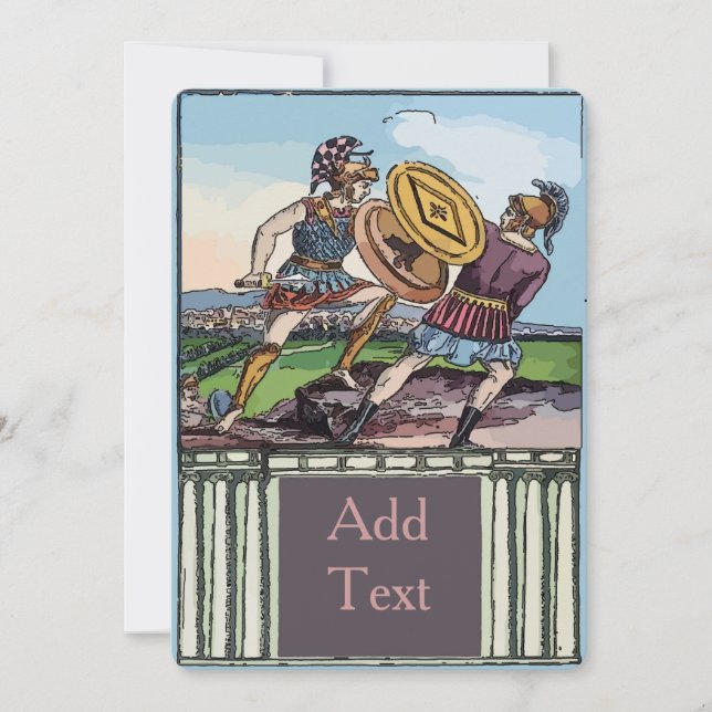 Toga Roman Party Einladung (Vorderseite)