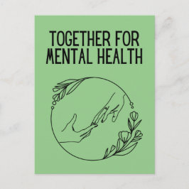 Together For Mental Health Postkarte