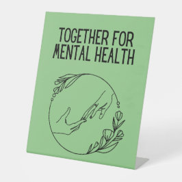 Together For Mental Health Sockelschild