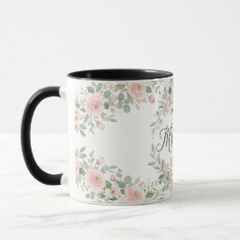 Together Forever Gold Botanical Hochzeits-Mug | Lu Tasse