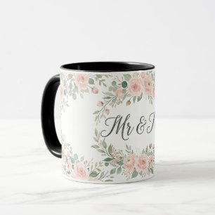 Together Forever Gold Botanical Hochzeits-Mug   Lu Tasse