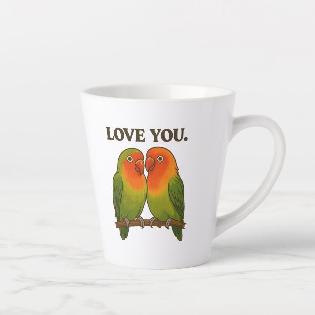 Together Forever Lovebirds Milchtasse (Rechts)