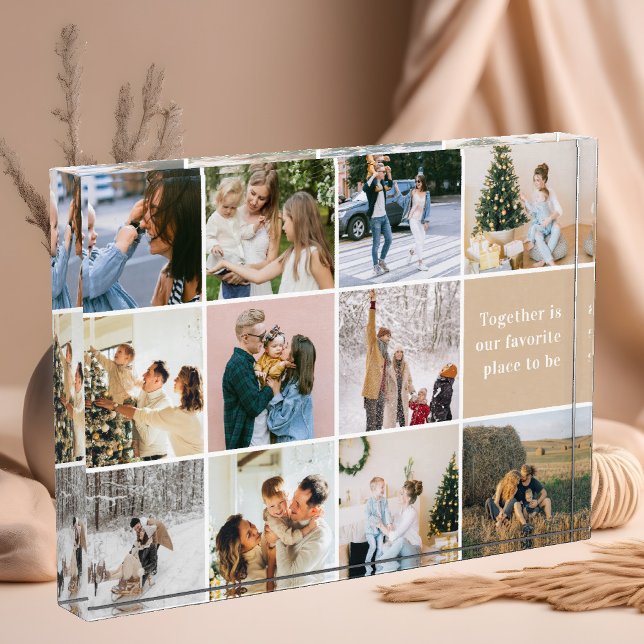 Together Is Our Favorite Place to Be Photo Collage Fotoblock (Von Creator hochgeladen)