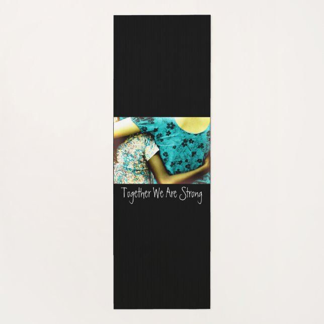 Together We Are Strong Yogamatte (Rückseite)