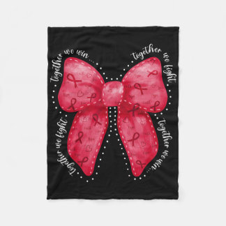 Together We Fight Together We Win Blood Cancer Awa Fleecedecke