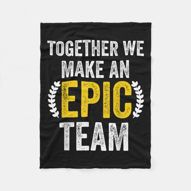 Together We Make An Ec Team - Awesome Coworkers Te Fleecedecke (Vorderseite)