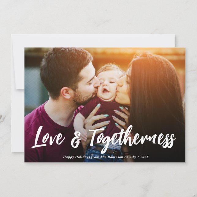 togetherness christmas holiday card feiertagskarte (Vorderseite)