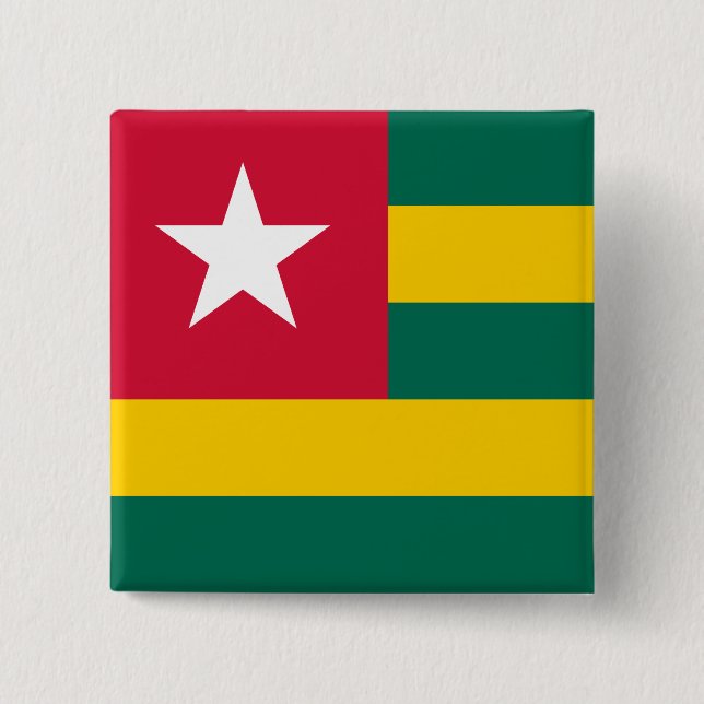 Togo Flag Button (Vorderseite)