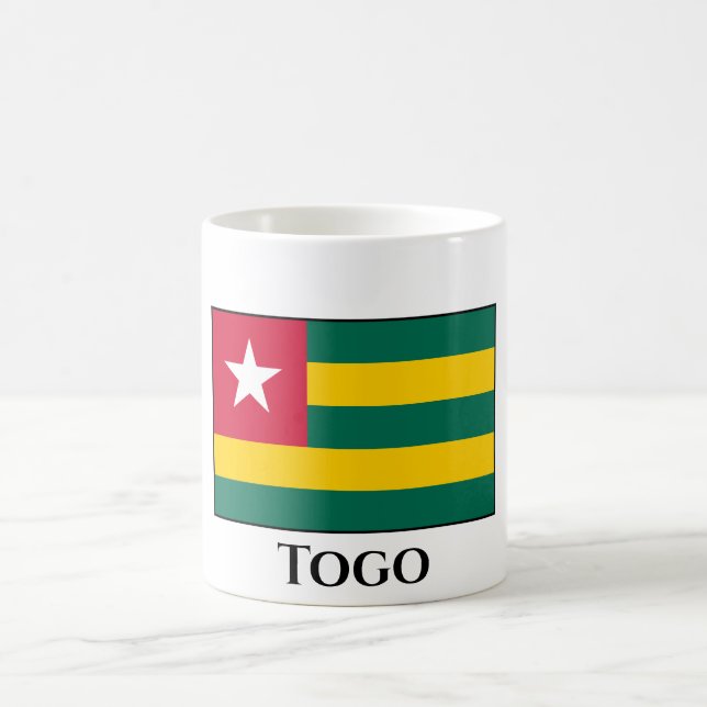 Togo Flag Kaffeetasse (Mittel)
