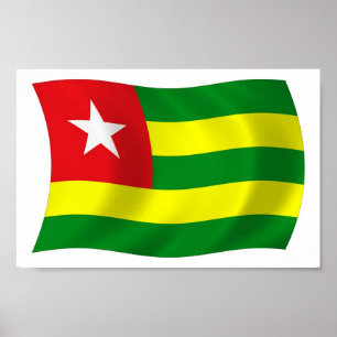Togo Flag Poster Print
