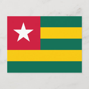 Togo Flag Postkarte