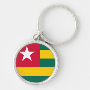 Togo Flag Schlüsselanhänger