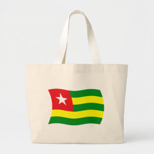 Togo Flag Tote Bag Jumbo Stoffbeutel