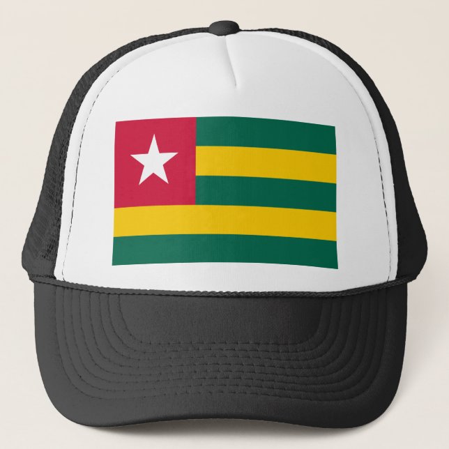 Togo Flag Truckerkappe (Vorderseite)