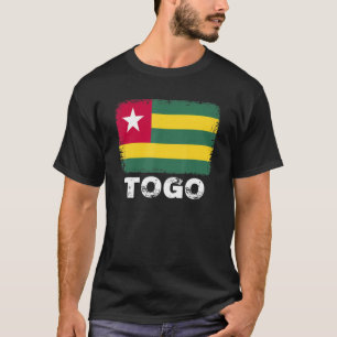 Togo Flag Unterstützung togoische Menschen Frauen T-Shirt