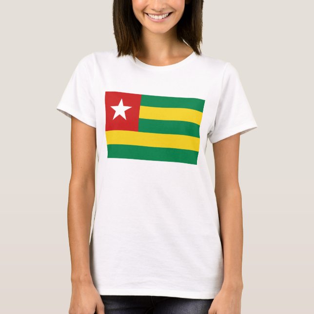 Togo Flag x Map T - Shirts (Vorderseite)