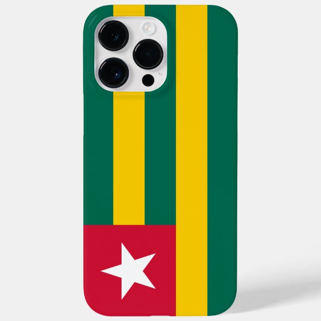 Togo-Flagge Case-Mate iPhone Hülle (Rückseite)