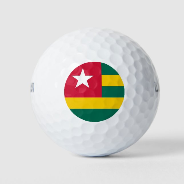 Togo-Flagge Golfball (Vorderseite)