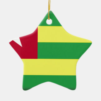 Togo-Flagge Keramik Ornament