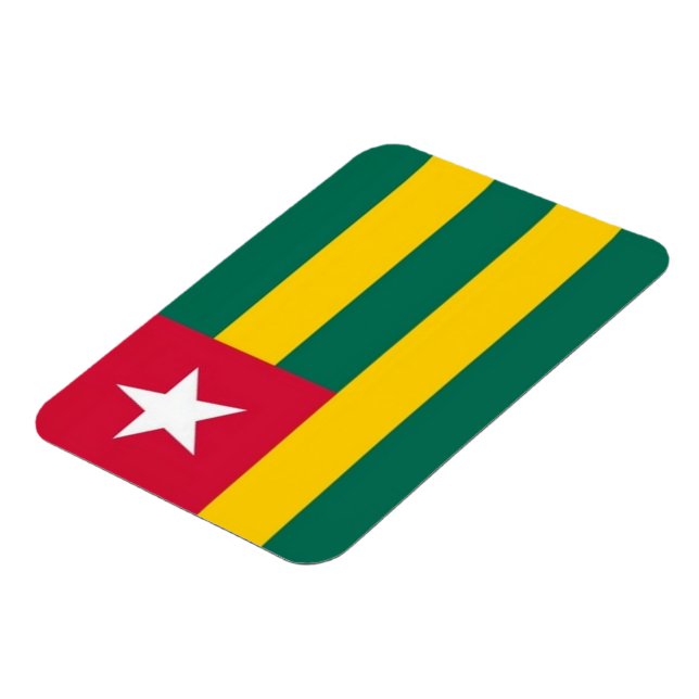 Togo - Flagge - Magnet (Linke Seite)