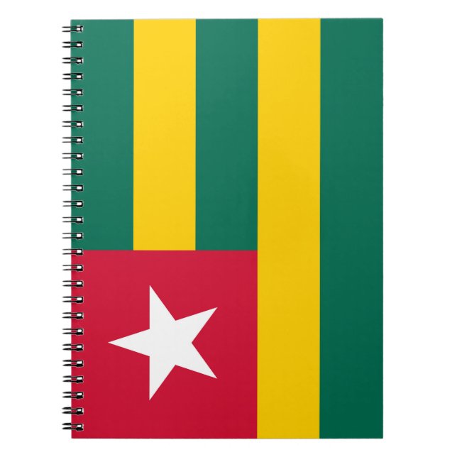 Togo-Flagge Notizblock (Vorderseite)