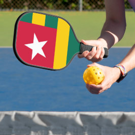 Togo-Flagge Pickleball Schläger