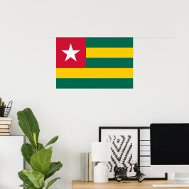 Togo-Flagge Poster