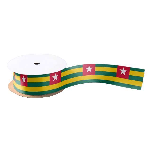 Togo-Flagge Satinband (Spule)