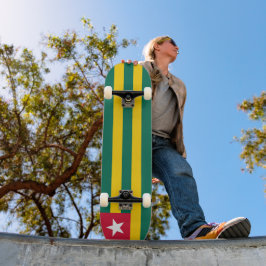 Togo-Flagge Skateboard