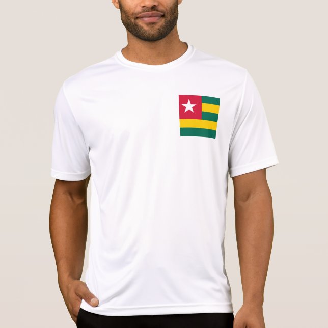 Togo-Flagge T-Shirt (Vorderseite)