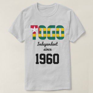 Togo-Flagge Unabhängigkeitsfeier T-Shirt