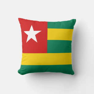 Togo-Flagge x Flaggenkissen Kissen