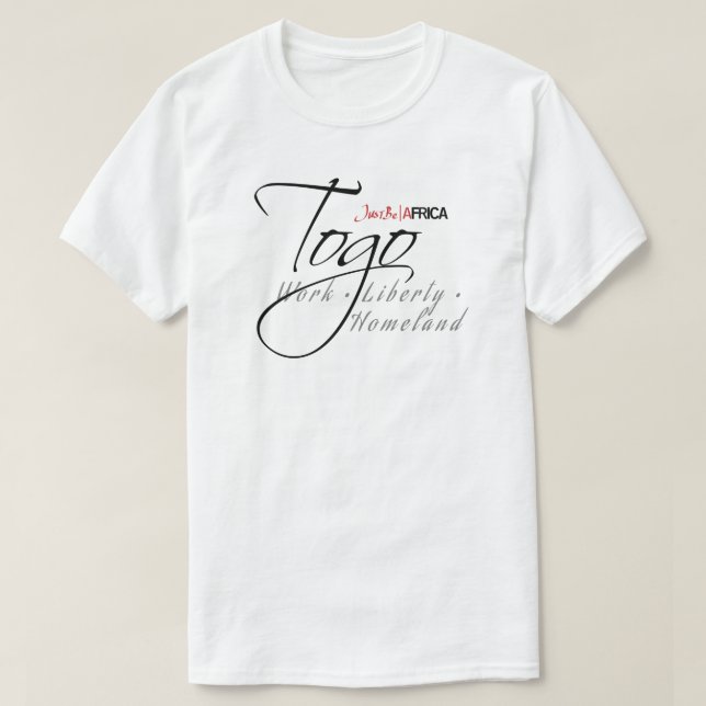 Togo glatt - Licht T-Shirt (Design vorne)