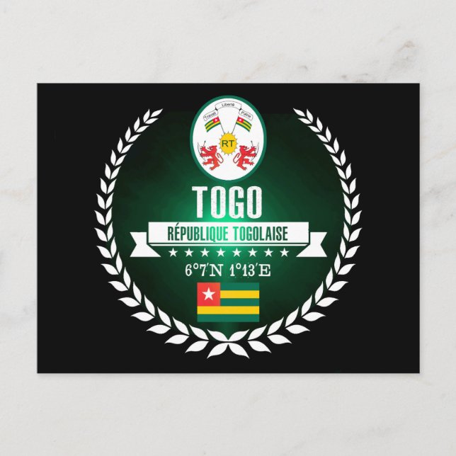 Togo Postkarte (Vorderseite)