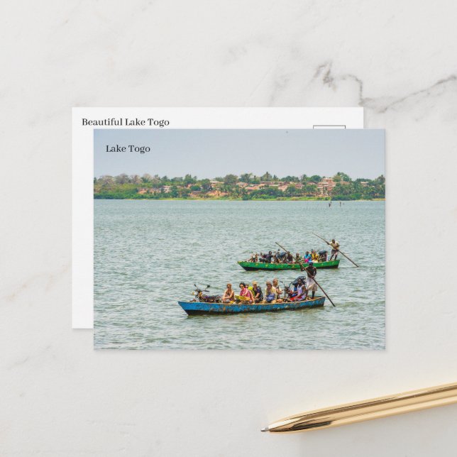 Togo Postkarte (Vorderseite/Rückseite Beispiel)