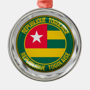 Togo Round Emblem Ornament Aus Metall