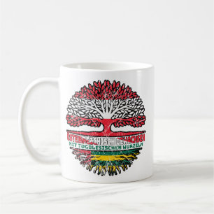 Togo Togoisch Österreichisch Baum Kaffeetasse