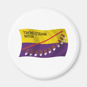 Tohono O'odham Nation Flag Magnet