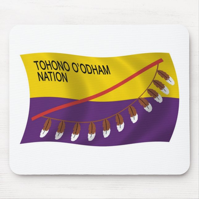 Tohono O'odham Nation Flag Mousepad (Vorne)