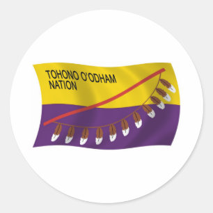Tohono O'odham Nation Flag Sticker