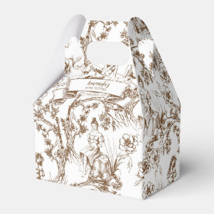 Toile-Baby-Partygeschenk-Box Geschenkschachtel