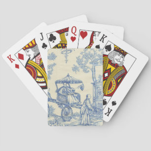 Toile - Blue & White Spielkarten
