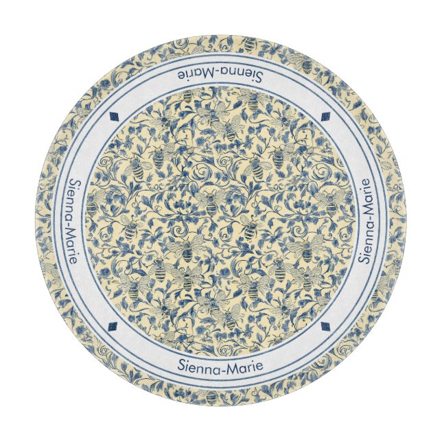 Toile Botanic Cutting Board Schneidebrett (Vorderseite)