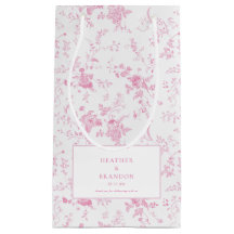 Toile Classic Vintage Blumenrosa Hochzeit