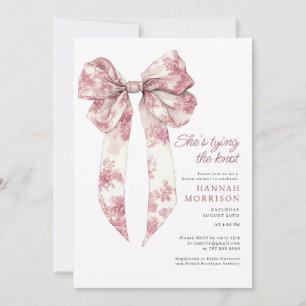 Toile Coquette Brautparty Einladung
