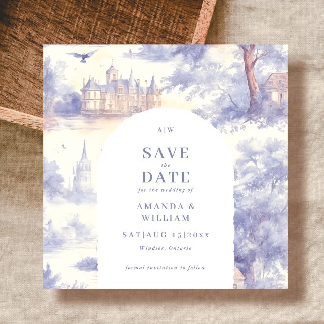 Toile de Jouy Art Wedding Save The Date (Von Creator hochgeladen)