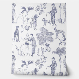 Toile De Jouy City Vintages Hintergrundbild Tapete