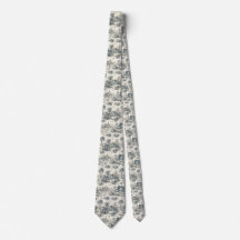 Toile de Jouy Countryside Neck Tie | Klassisch