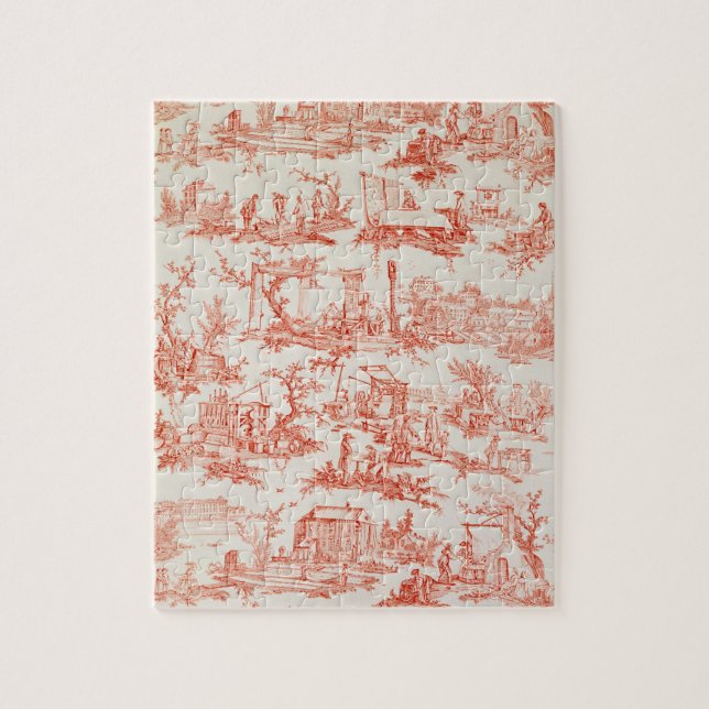 Toile de Jouy, die Prozesse von manuf Puzzle (Vertikal)