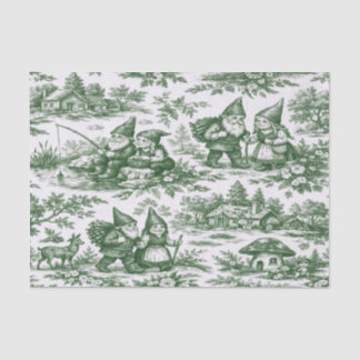 Toile de Jouy Gnome Tissue Paper Seidenpapier
